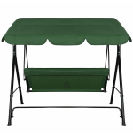 Huśtawka ogrodowa 3 osobowa zielona