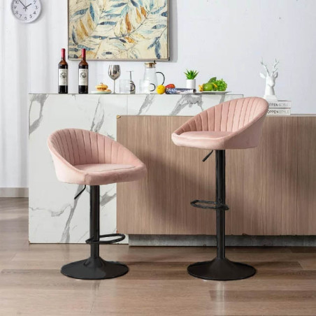 Hoker barowy STILLO różowy