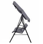 HIT Huśtawka ogrodowa 3os szara