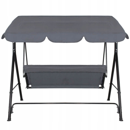 HIT Huśtawka ogrodowa 3os szara