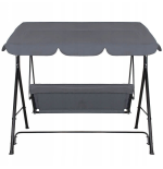 HIT Huśtawka ogrodowa 3os szara