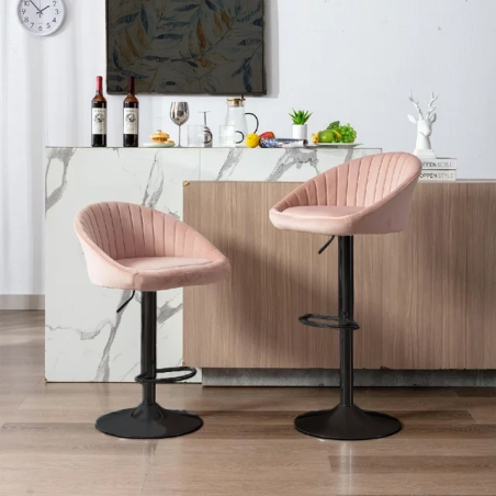 Hoker barowy STILLO różowy