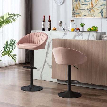 Hoker barowy STILLO różowy