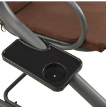 Huśtawka ogrodowa WZMACNIANA RELAX COMFORT BRĄZOWA