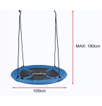 Bocianie gniazdo niebieskie JUST FUN FLY 100CM