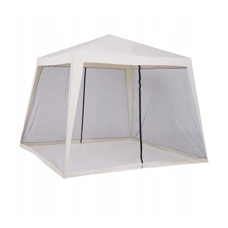 Pawilon 3X3 G1015 BIAŁY Z SIATKĄ MOSKITIERĄ