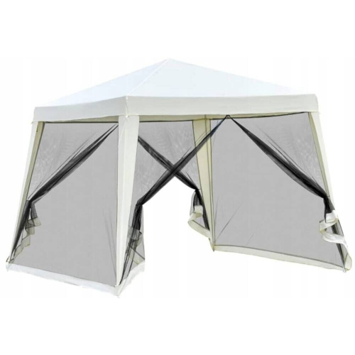 Pawilon 3X3 G1015 BIAŁY Z SIATKĄ MOSKITIERĄ