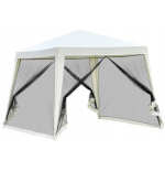 Pawilon 3X3 G1015 BIAŁY Z SIATKĄ MOSKITIERĄ