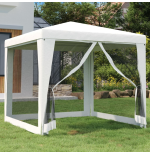 Pawilon 3X3 G1015 BIAŁY Z SIATKĄ MOSKITIERĄ