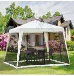 Pawilon 3X3 G1015 BIAŁY Z SIATKĄ MOSKITIERĄ