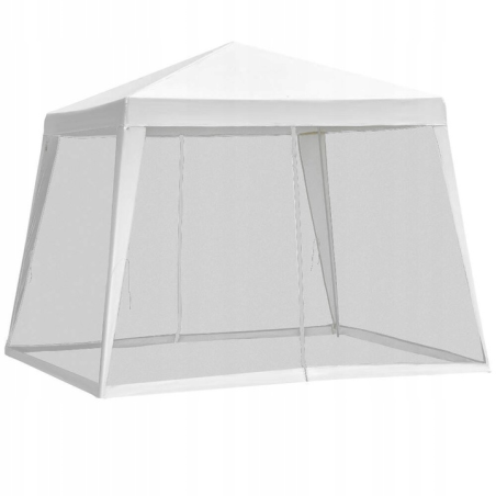 Pawilon 3X3 G1015 BIAŁY Z SIATKĄ MOSKITIERĄ