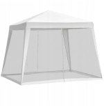 Pawilon 3X3 G1015 BIAŁY Z SIATKĄ MOSKITIERĄ