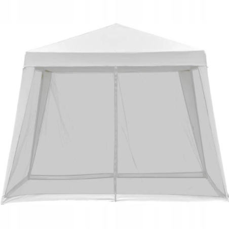 Pawilon 3X3 G1015 BIAŁY Z SIATKĄ MOSKITIERĄ