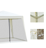 Pawilon 3X3 G1015 BIAŁY Z SIATKĄ MOSKITIERĄ