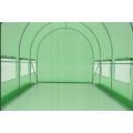 Tunel ogrodowy foliowy 10 m² 450 x 200 cm zielony szklarnia