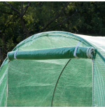 Tunel ogrodowy foliowy 10 m² 450 x 200 cm zielony szklarnia