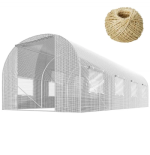 Tunel foliowy 10 m² 250 x 400 cm biały