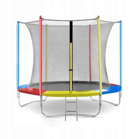 TRAMPOLINA OGRODOWA JUST FUN 8FT-244CM MULTICOLOR