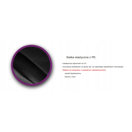 TRAMPOLINA OGRODOWA JUST FUN 8FT-252CM MULTI