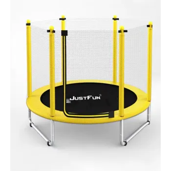 TRAMPOLINA REKREACYJNA DLA DZIECI 152 CM JUST FUN YELLOW