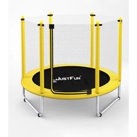 TRAMPOLINA REKREACYJNA DLA DZIECI 152 CM JUST FUN YELLOW