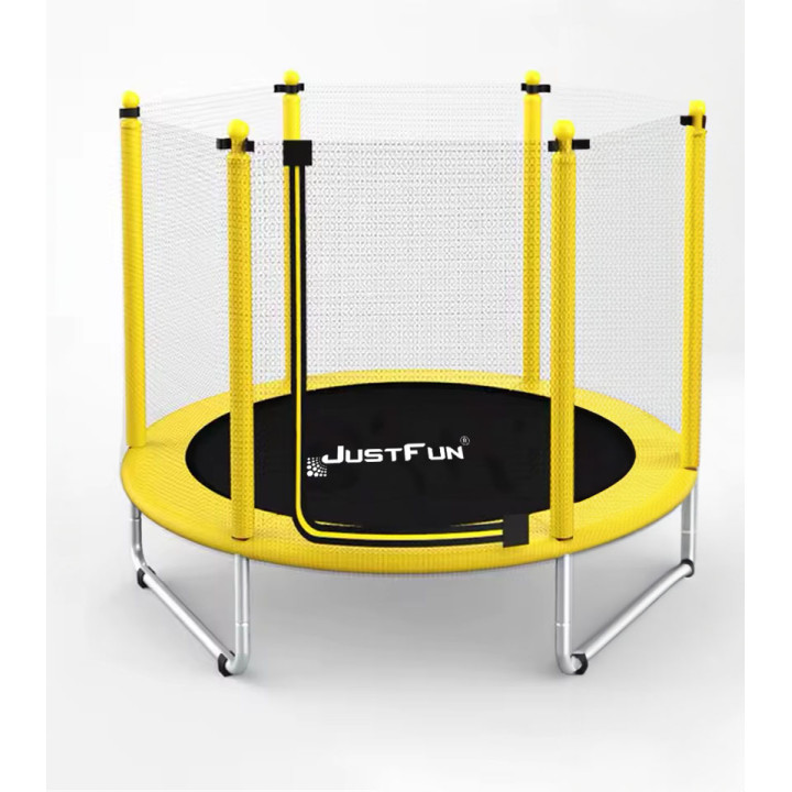 TRAMPOLINA REKREACYJNA DLA DZIECI 152 CM JUST FUN YELLOW