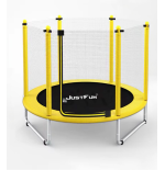 TRAMPOLINA REKREACYJNA DLA DZIECI 152 CM JUST FUN YELLOW