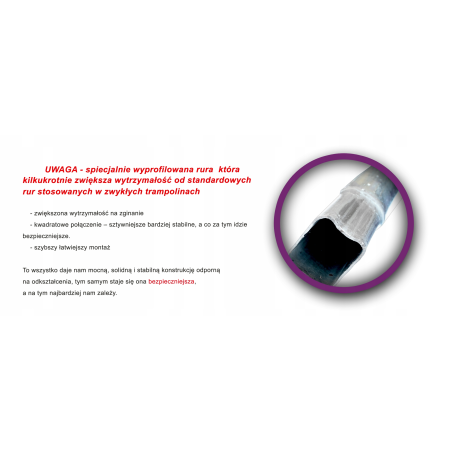 TRAMPOLINA OGRODOWA JUST FUN 6FT-183CM MULTI