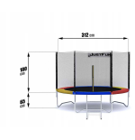 TRAMPOLINA OGRODOWA JUST FUN 10FT-312CM MULTI
