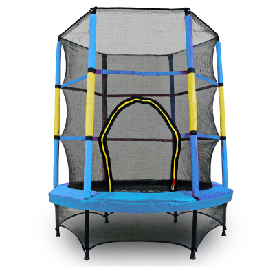 NIEBIESKO-ŻÓŁTA-TRAMPOLINA DO DOMU I OGRODU 140 JF