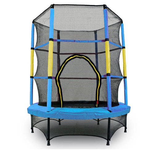 NIEBIESKO-ŻÓŁTA-TRAMPOLINA DO DOMU I OGRODU 140 JF
