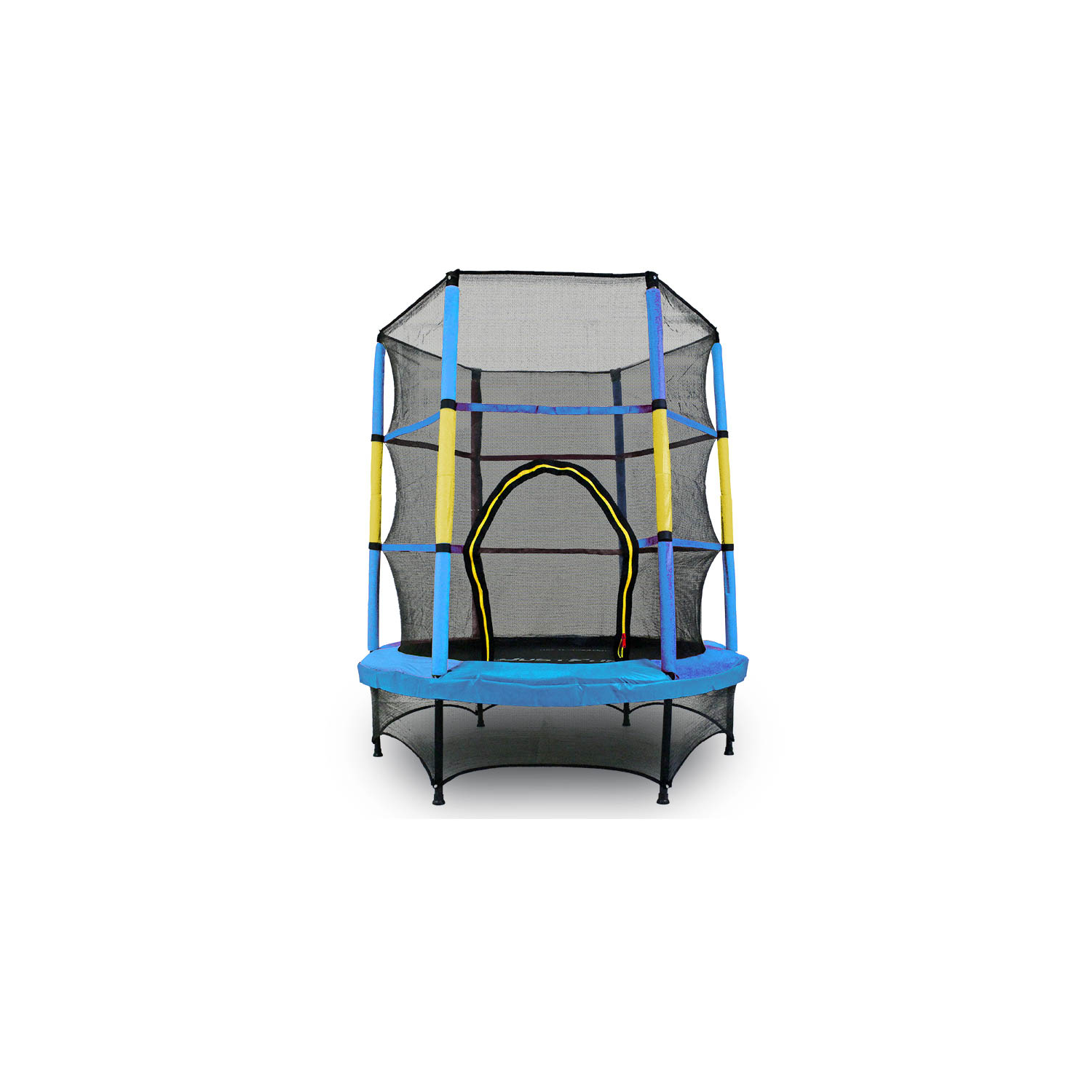 NIEBIESKO-ŻÓŁTA-TRAMPOLINA DO DOMU I OGRODU 140 JF