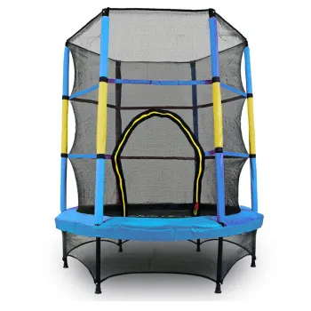 NIEBIESKO-ŻÓŁTA-TRAMPOLINA DO DOMU I OGRODU 140 JF