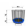 TRAMPOLINA OGRODOWA JUST FUN 6FT-183CM BLUE