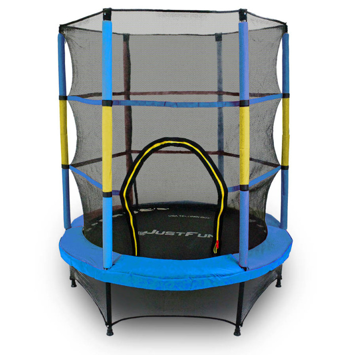 NIEBIESKO-ŻÓŁTA-TRAMPOLINA DO DOMU I OGRODU 140 JF