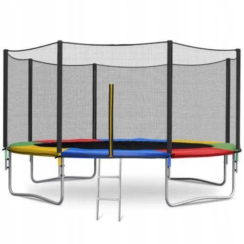 Trampolina Just Fun 12ft 374cm MULTICOLOR