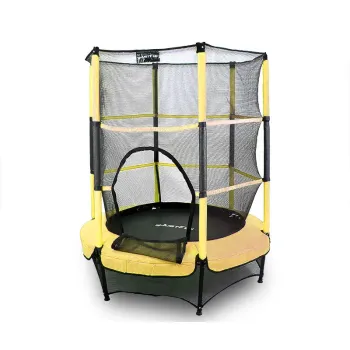 JUST FUN 140 ZÓŁTA - TRAMPOLINA DO DOMU I OGRODU