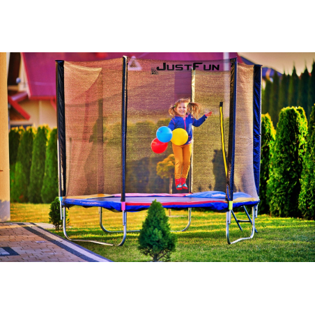 TRAMPOLINA OGRODOWA JUST FUN 10FT-312CM BLUE