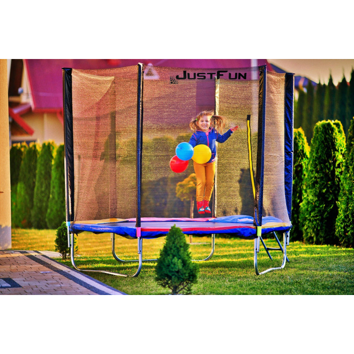 TRAMPOLINA OGRODOWA JUST FUN 10FT-312CM BLUE