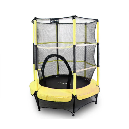 JUST FUN 140 ZÓŁTA - TRAMPOLINA DO DOMU I OGRODU