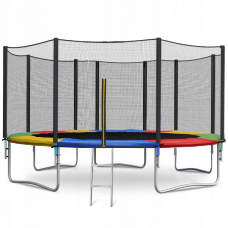Trampolina ogrodowa Just Fun 16ft - 490cm - MULTI