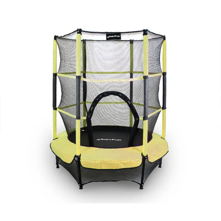 JUST FUN 140 ZÓŁTA - TRAMPOLINA DO DOMU I OGRODU