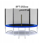 TRAMPOLINA OGRODOWA JUST FUN 8FT-252CM BLUE