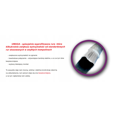 TRAMPOLINA OGRODOWA JUST FUN 10FT-305CM MULTI