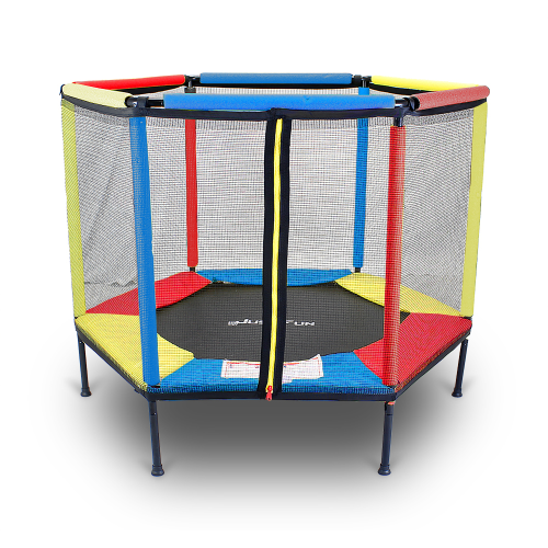 TRAMPOLINA KOJEC DO DOMU I OGRODU 140 MULTICOLOR