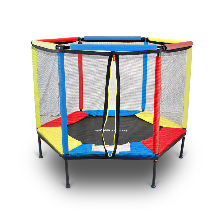 TRAMPOLINA KOJEC DO DOMU I OGRODU 140 MULTICOLOR