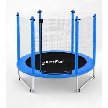TRAMPOLINA REKREACYJNA DLA DZIECI 152 CM  JUST FUN BLUE