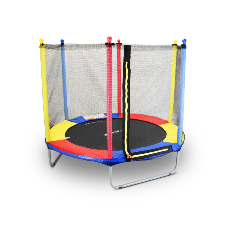 TRAMPOLINA REKREACYJNA DLA DZIECI 152 CM JUST FUN MULTICOLOR