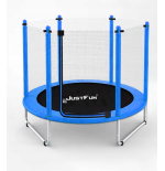 TRAMPOLINA REKREACYJNA DLA DZIECI 152 CM  JUST FUN BLUE