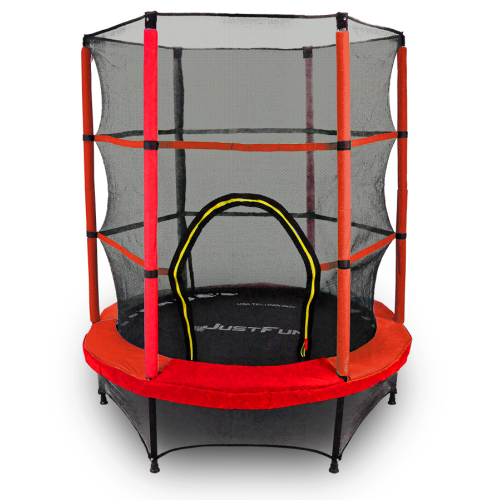 TRAMPOLINA do wewnątrz 140cm JUST FUN czerwona